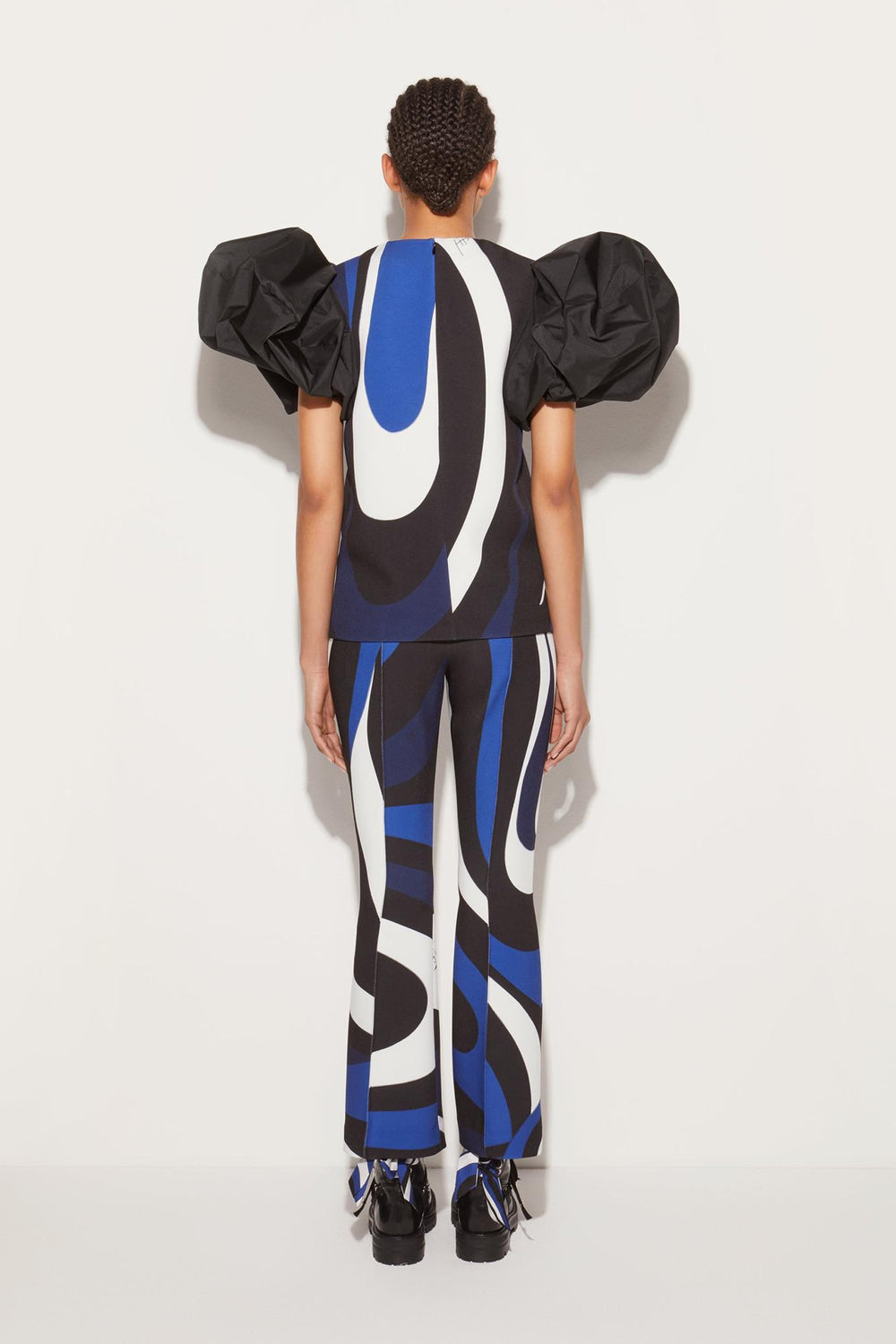 PUCCI Pants And Shorts | Women Marmo-Print Flared Trousers