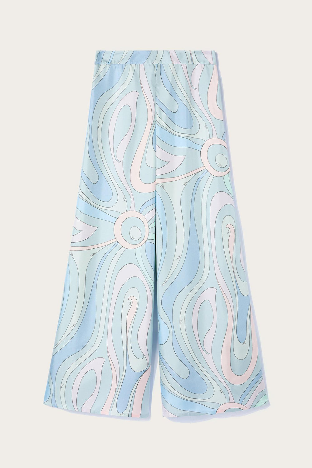 PUCCI Pants And Shorts | Women Marmo-Print Silk-Twill Trousers