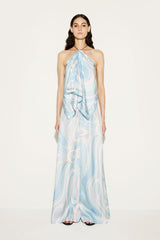 PUCCI Pants And Shorts | Women Marmo-Print Silk-Twill Trousers