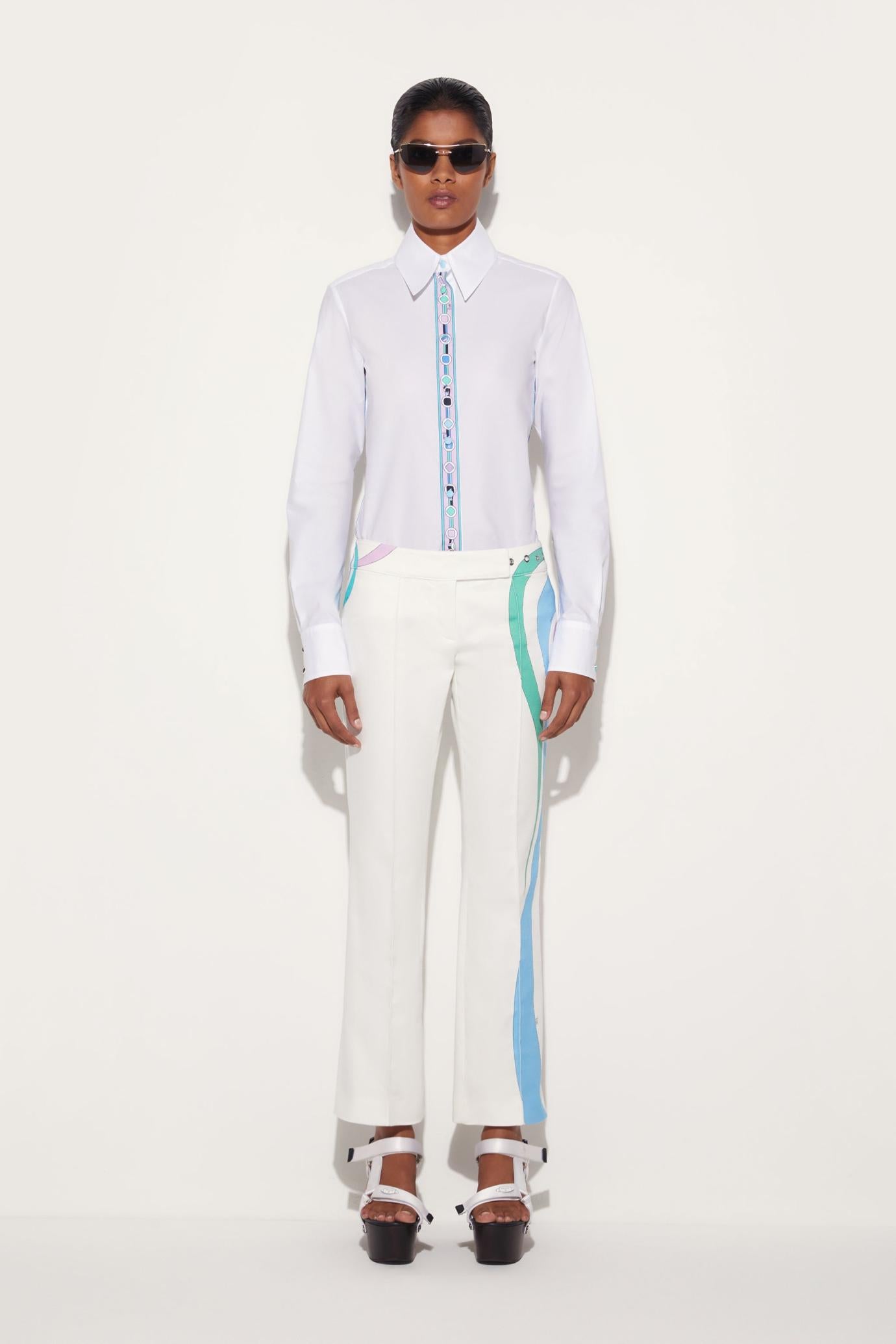 PUCCI Pants And Shorts | Women Marmo-Print Trousers