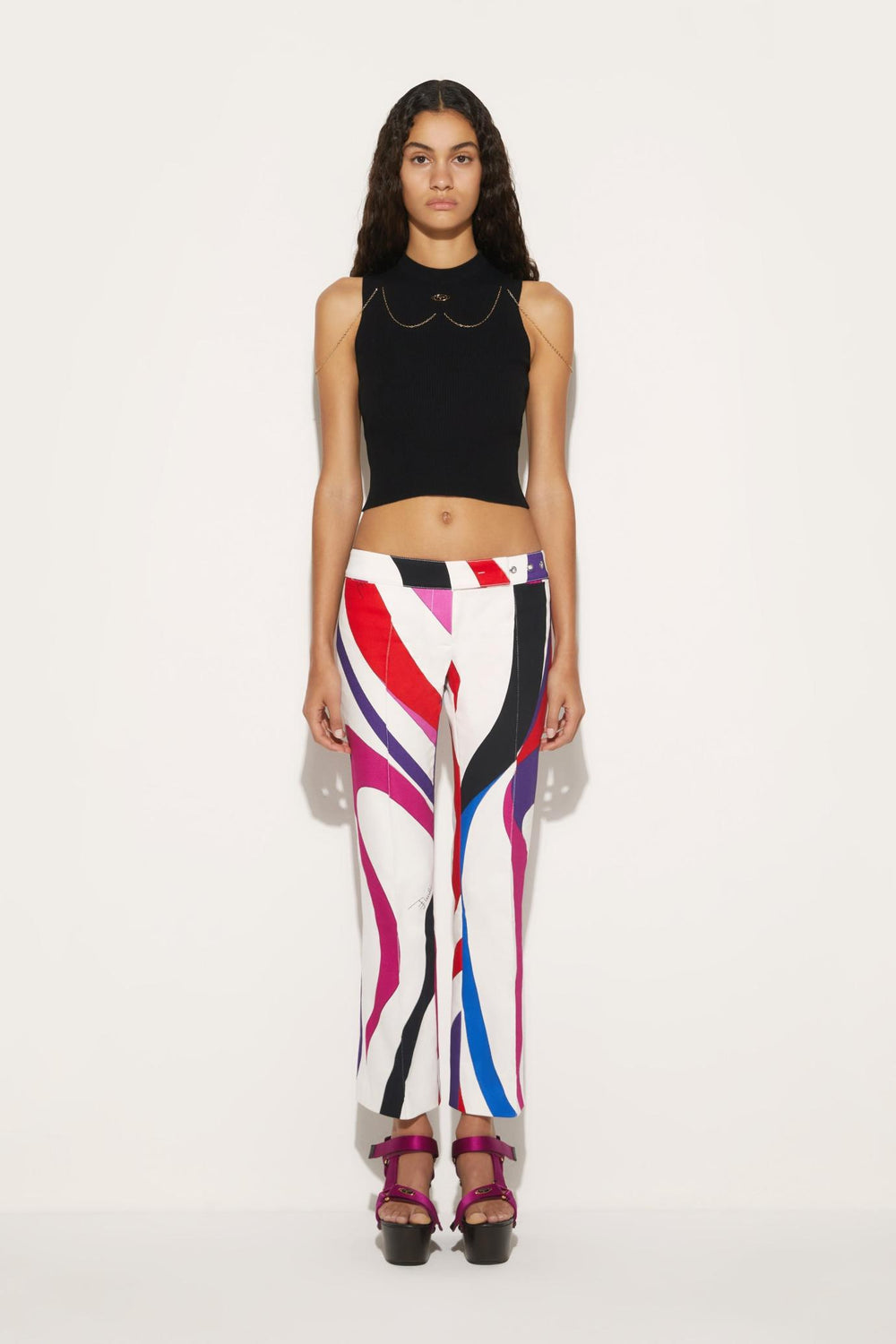 PUCCI Pants And Shorts | Women Marmo-Print Trousers