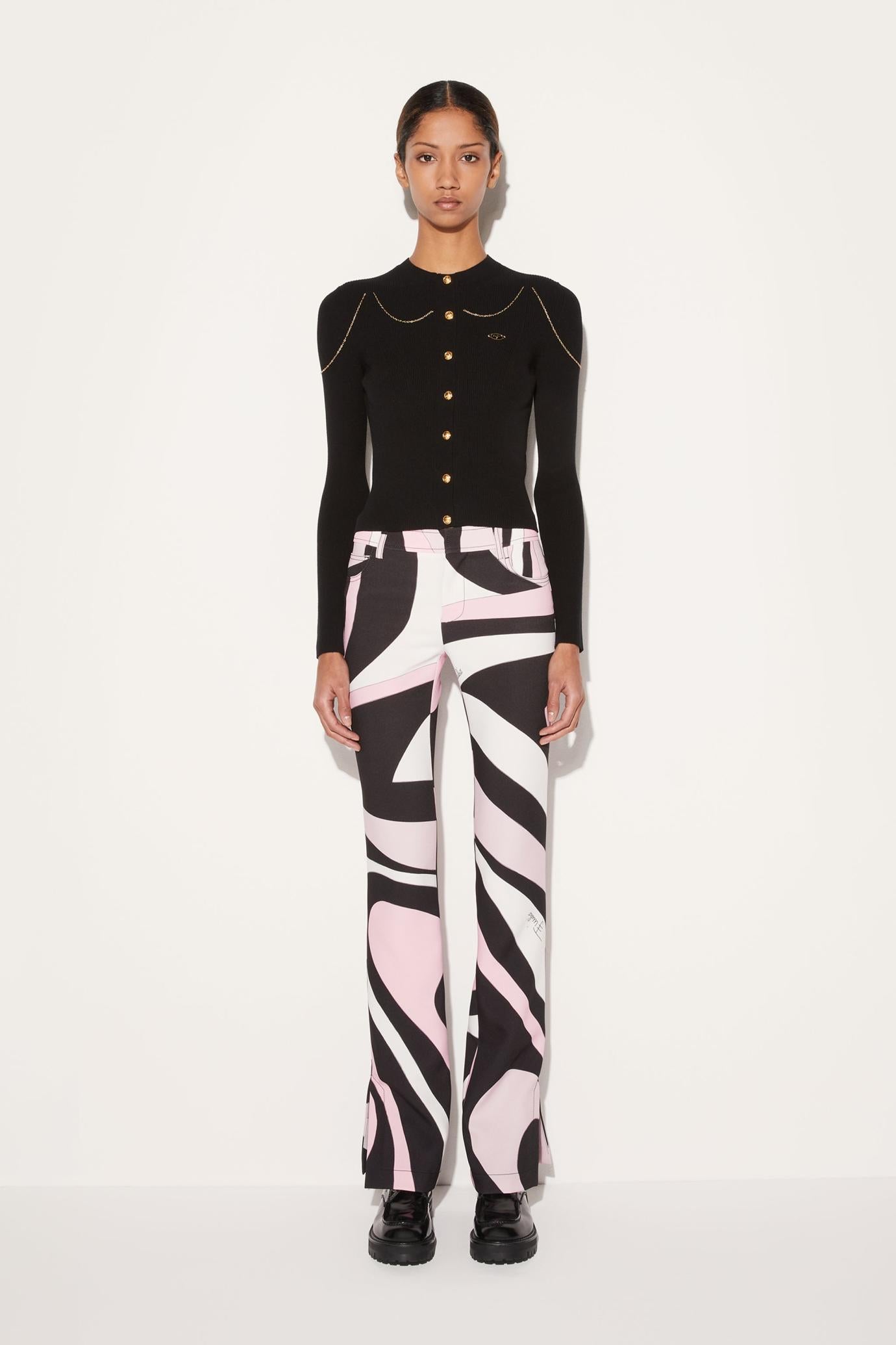 PUCCI Pants And Shorts | Women Marmo-Print Trousers
