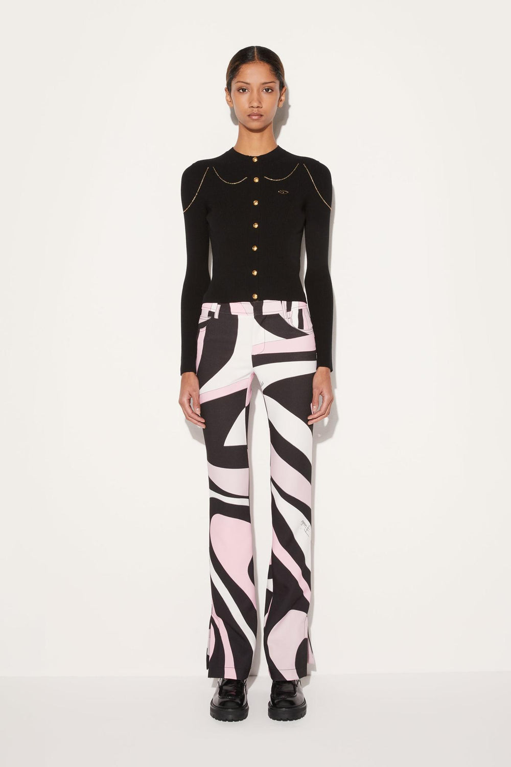 PUCCI Pants And Shorts | Women Marmo-Print Trousers