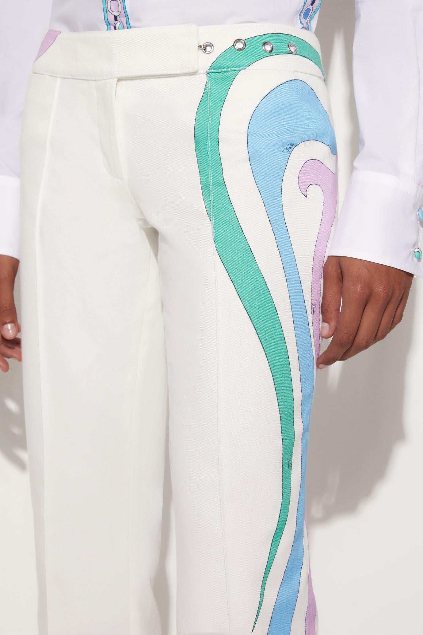PUCCI Pants And Shorts | Women Marmo-Print Trousers