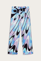 PUCCI Pants And Shorts | Women Onde-Print Silk-Twill Trousers