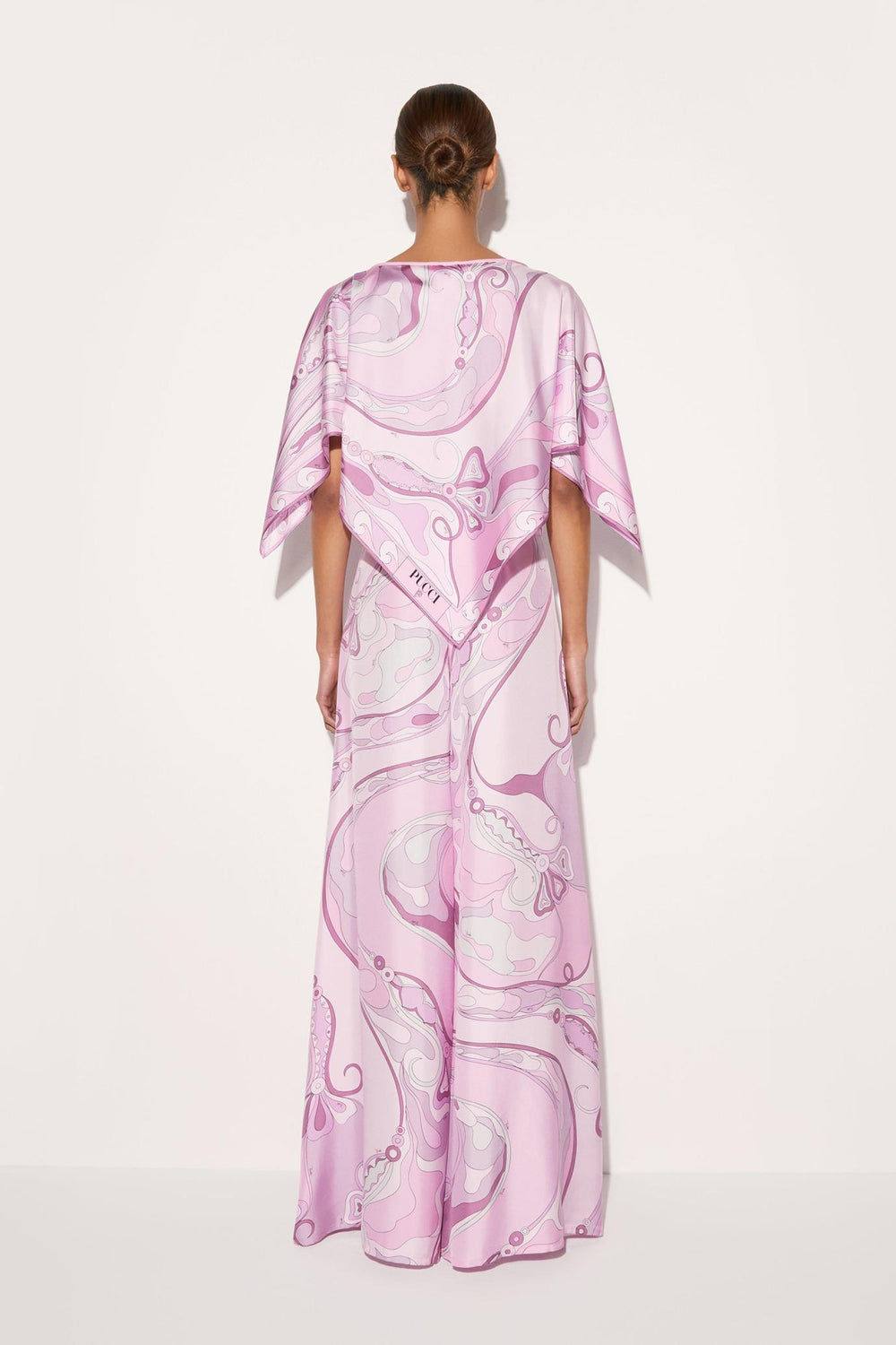 PUCCI Pants And Shorts | Women Orchidee-Print Silk-Twill Trousers