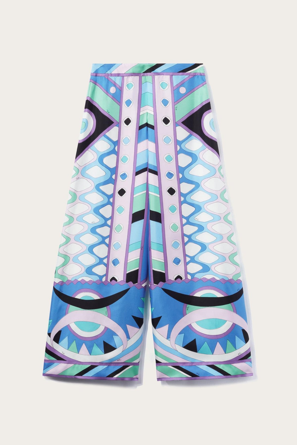 PUCCI Pants And Shorts | Women Vivara-Print Silk-Twill Trousers