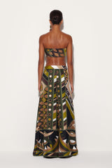 PUCCI Pants And Shorts | Women Vivara-Print Silk-Twill Trousers