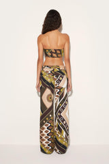 PUCCI Pants And Shorts | Women Vivara-Print Wide-Leg Trousers
