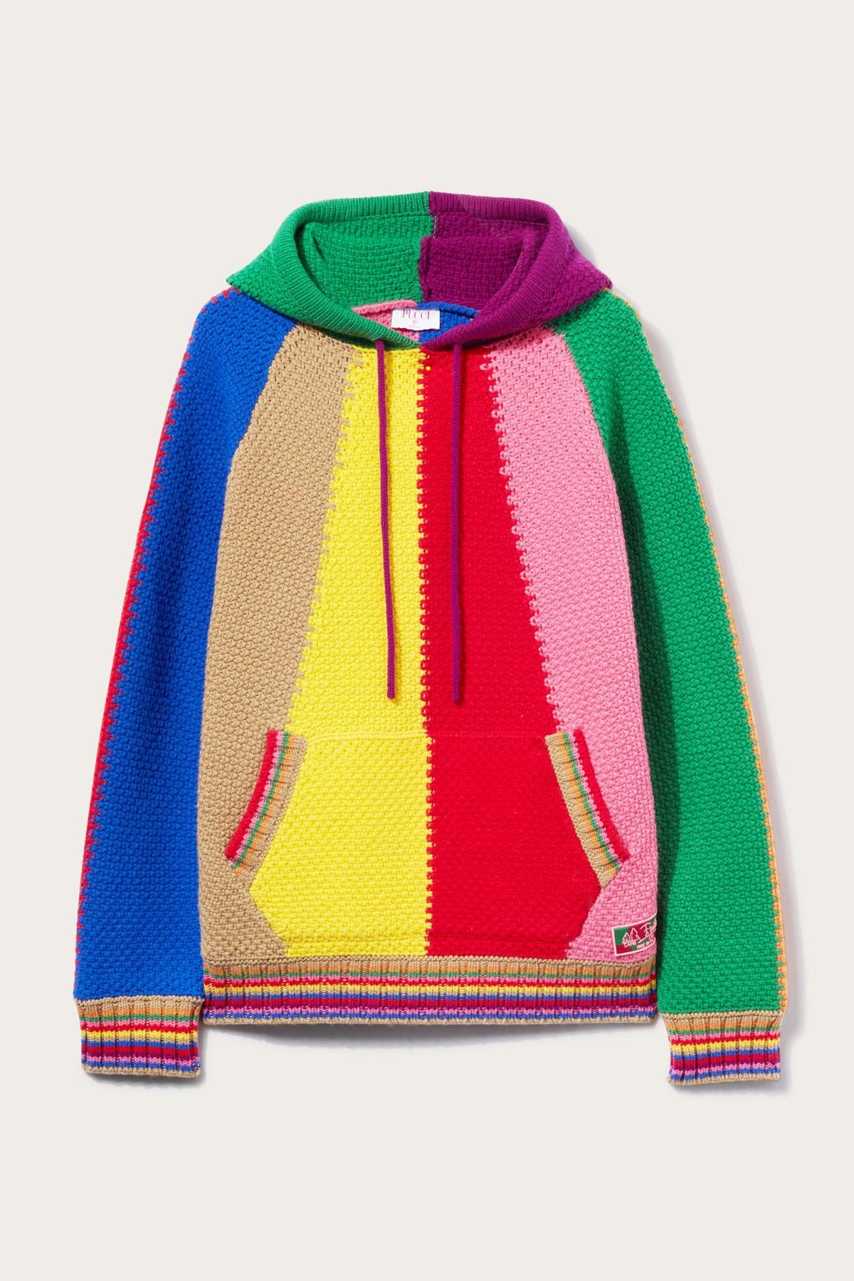 PUCCI Ready To Wear | Men Colourblock Wool Hoodie
