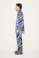 PUCCI Ready To Wear | Men Festa-Print Silk-Twill Shirt