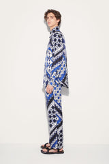 PUCCI Ready To Wear | Men Festa-Print Silk-Twill Trousers