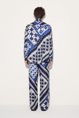 PUCCI Ready To Wear | Men Festa-Print Silk-Twill Trousers