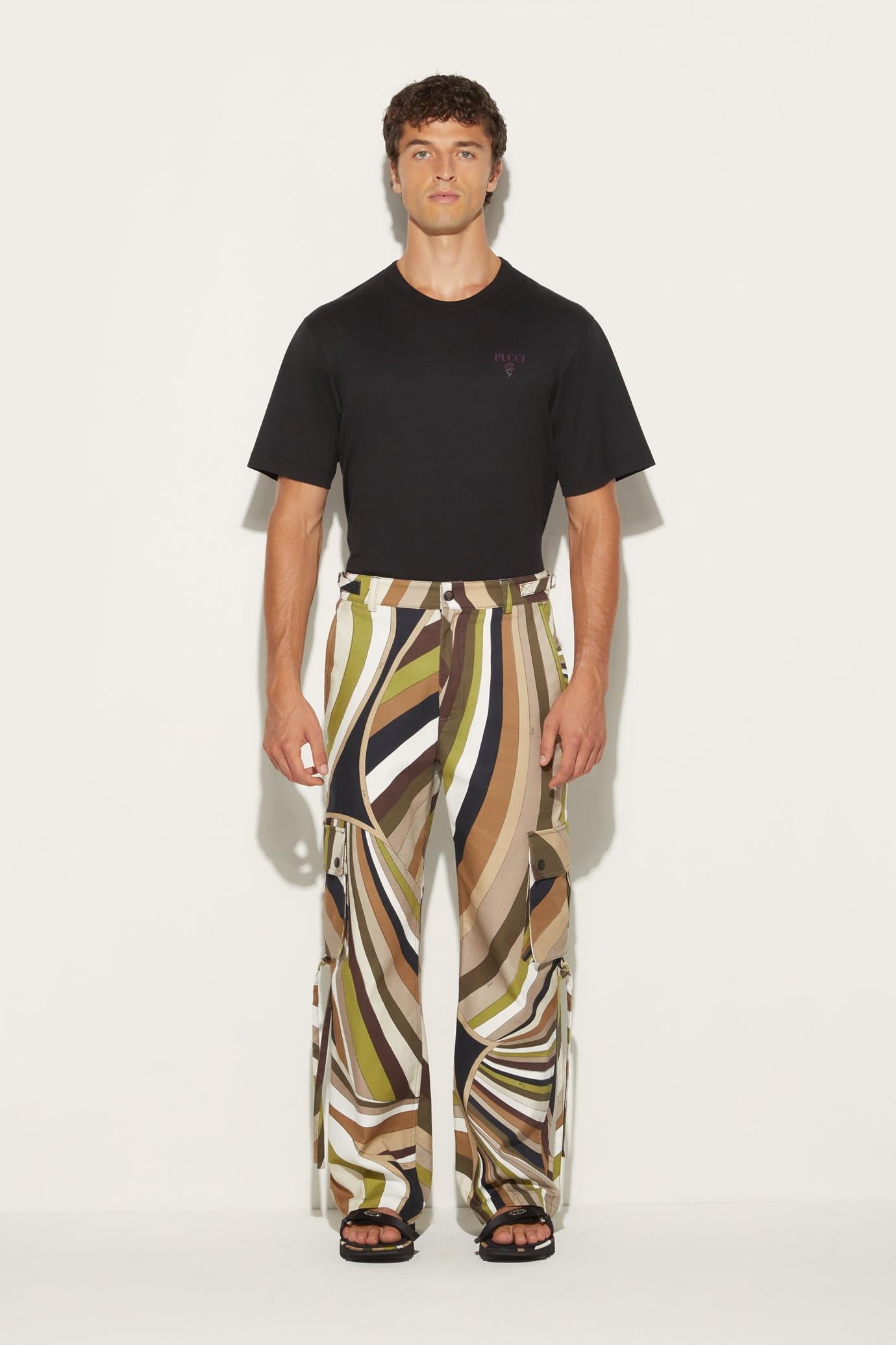 PUCCI Ready To Wear | Men Iride-Print Cargo Trousers