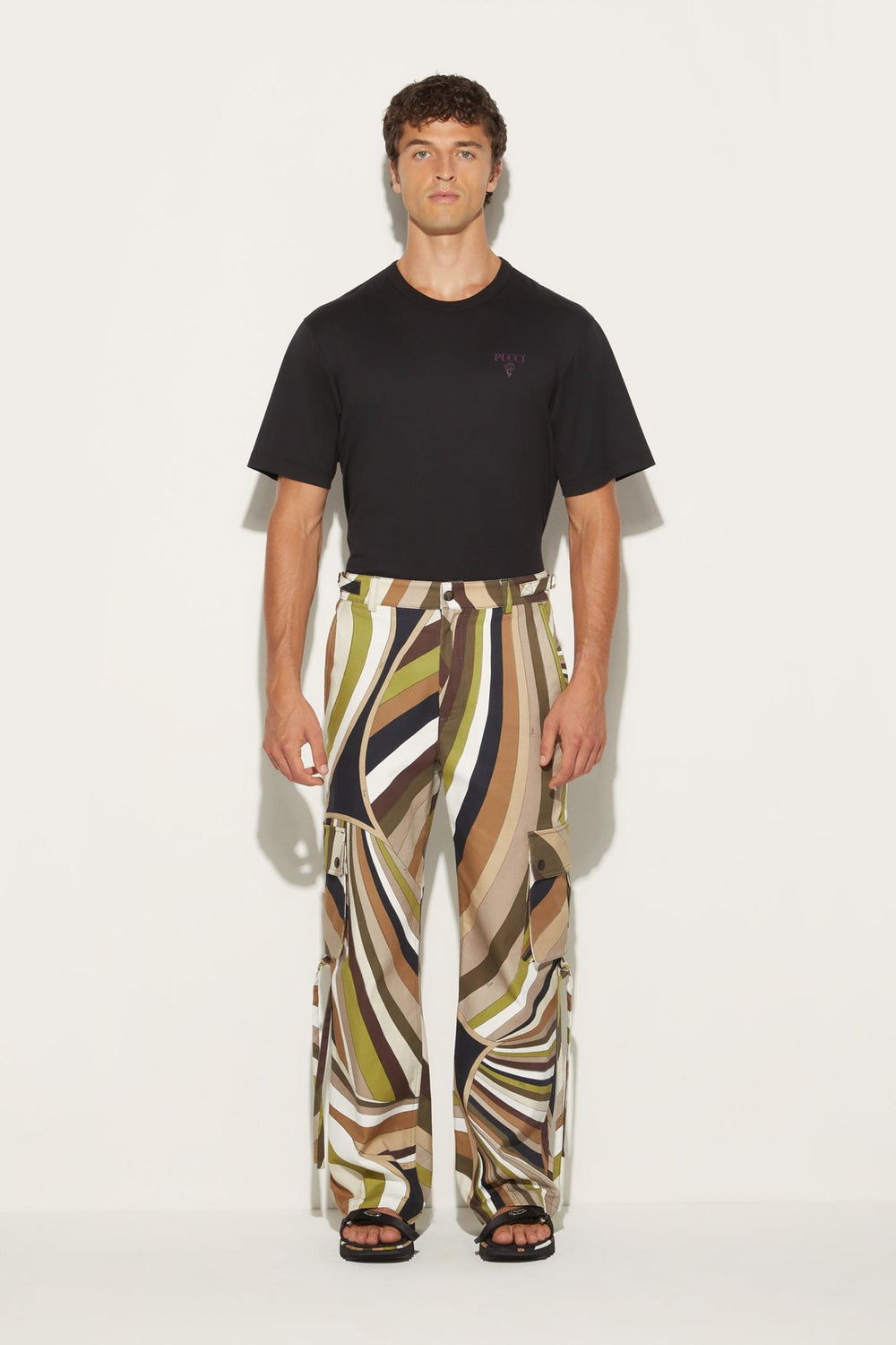 PUCCI Ready To Wear | Men Iride-Print Cargo Trousers