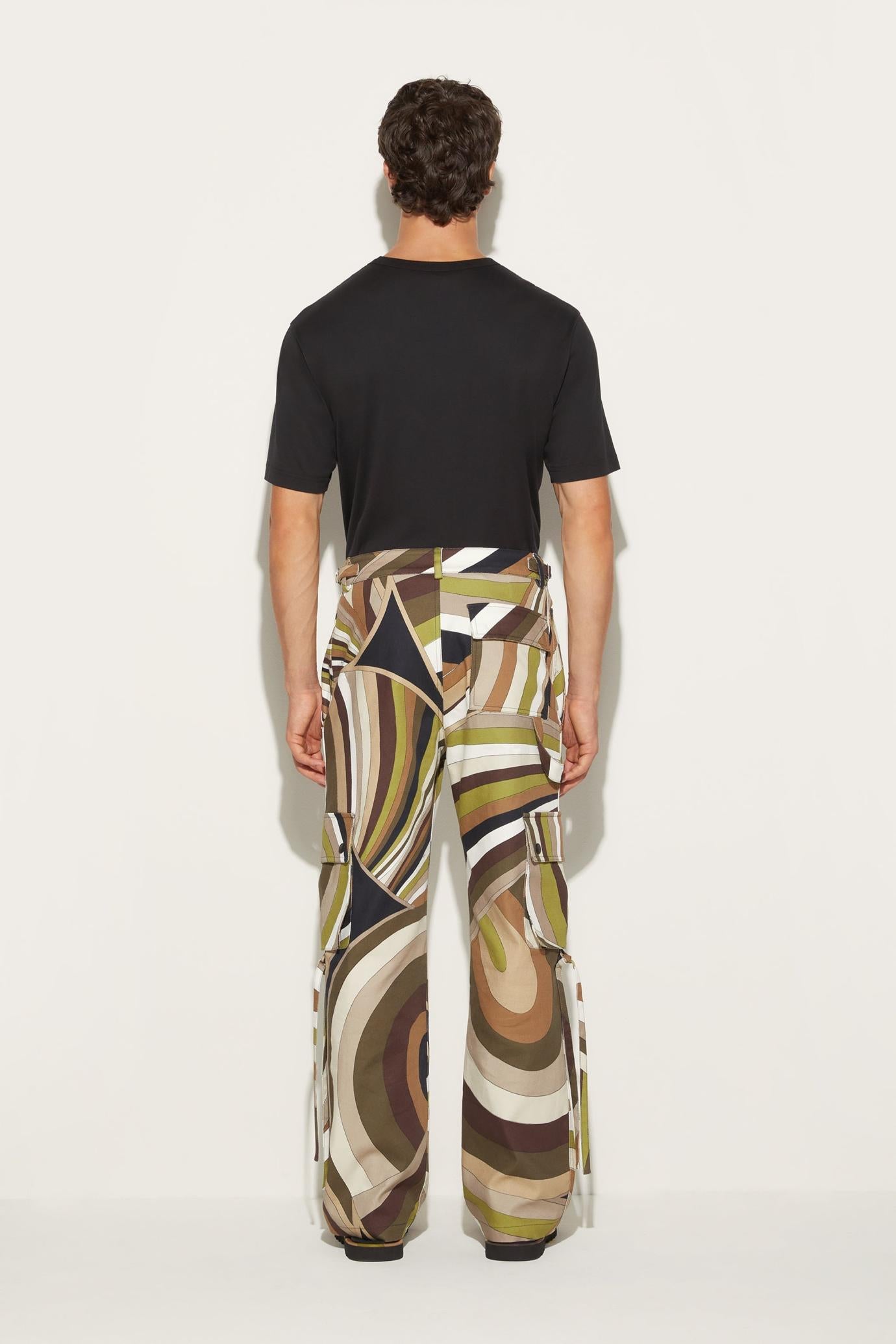 PUCCI Ready To Wear | Men Iride-Print Cargo Trousers