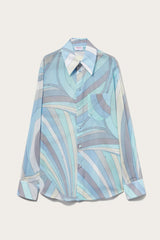 PUCCI Ready To Wear | Men Iride-Print Cotton Shirt