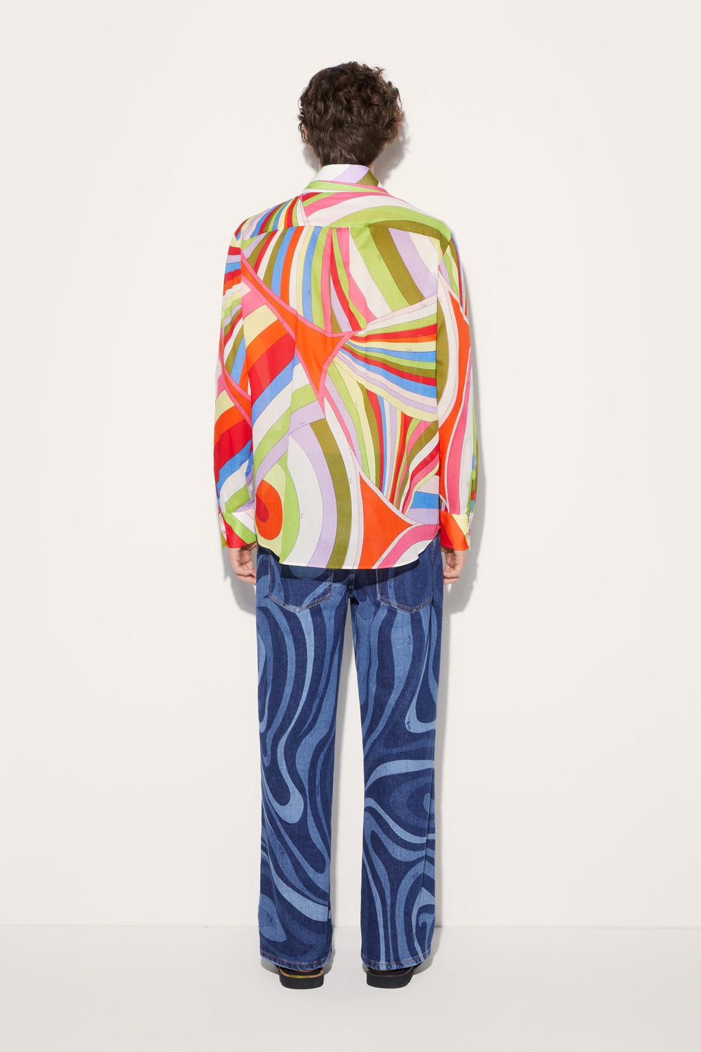 PUCCI Ready To Wear | Men Iride-Print Cotton Shirt
