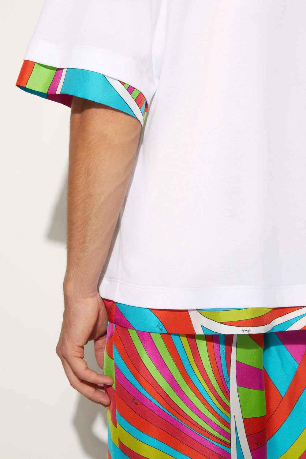 PUCCI Ready To Wear | Men Iride-Print Cotton T-Shirt