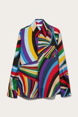 PUCCI Ready To Wear | Men Iride-Print Silk-Twill Shirt