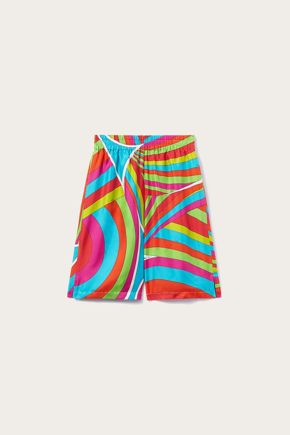 PUCCI Ready To Wear | Men Iride-Print Silk-Twill Shorts