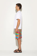 PUCCI Ready To Wear | Men Iride-Print Silk-Twill Shorts
