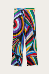 PUCCI Ready To Wear | Men Iride-Print Silk-Twill Trousers