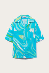 PUCCI Ready To Wear | Men Marmo-Print Cotton Shirt