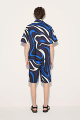 PUCCI Ready To Wear | Men Marmo-Print Cotton Shirt