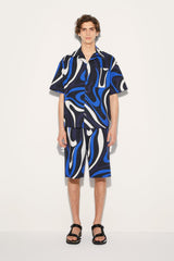 PUCCI Ready To Wear | Men Marmo-Print Cotton Shorts