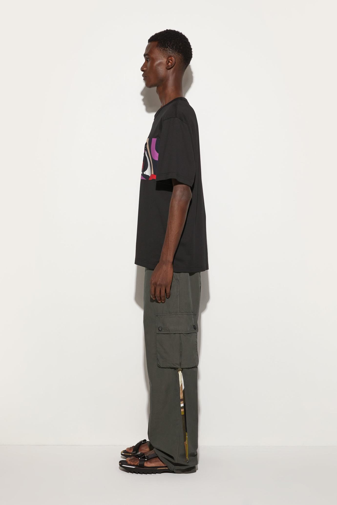 PUCCI Ready To Wear | Men Marmo-Print Cotton T-Shirt