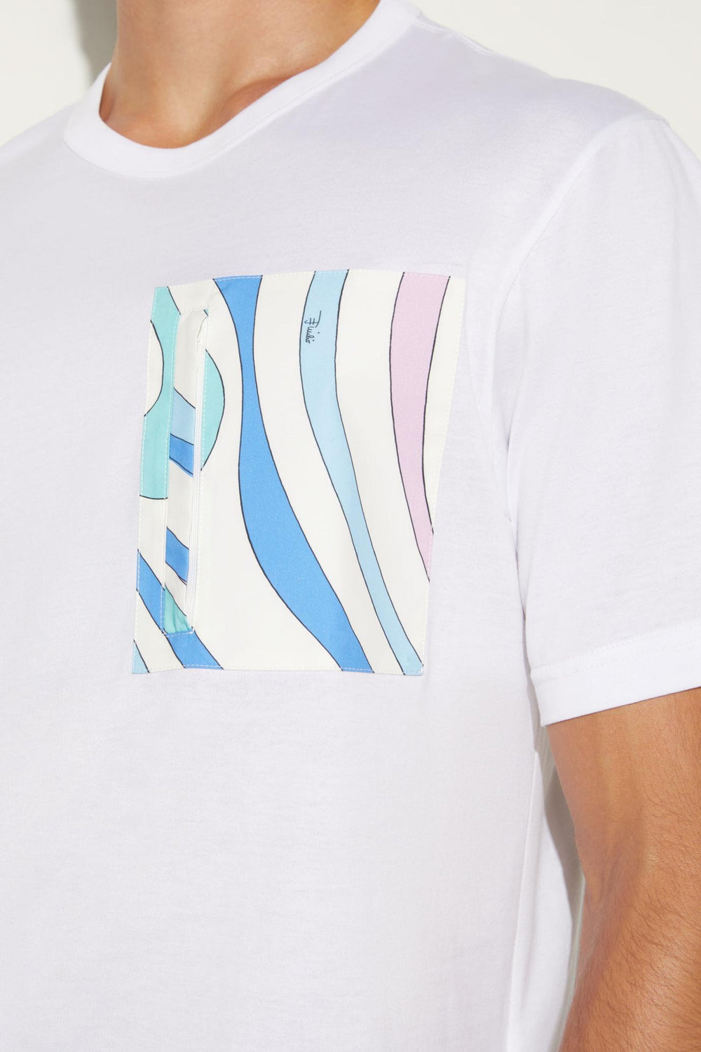 PUCCI Ready To Wear | Men Marmo-Print Cotton T-Shirt