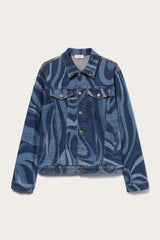 PUCCI Ready To Wear | Men Marmo-Print Denim Jacket