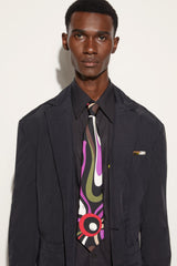 PUCCI Ready To Wear | Men Marmo-Print Silk-Twill Tie