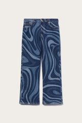 PUCCI Ready To Wear | Men Marmo-Print Straight-Leg Jeans