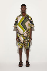 PUCCI Ready To Wear | Men Vivara-Print Cotton Bowling Shirt