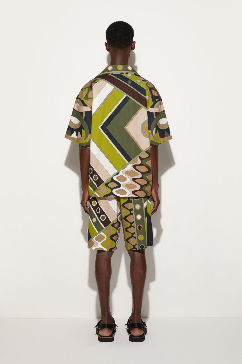 PUCCI Ready To Wear | Men Vivara-Print Cotton Bowling Shirt