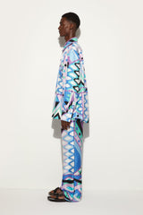 PUCCI Ready To Wear | Men Vivara-Print Silk-Twill Shirt