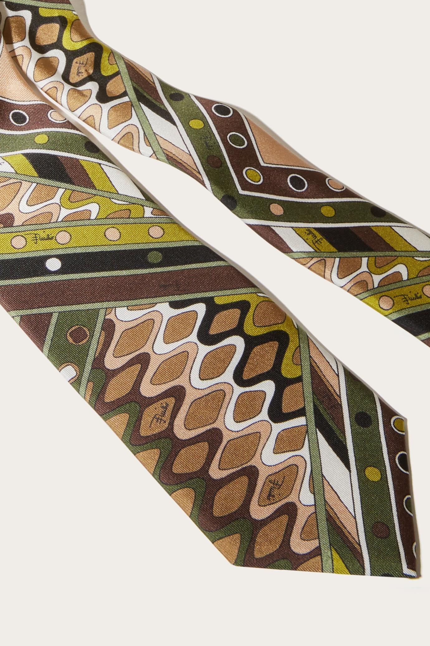 PUCCI Ready To Wear | Men Vivara-Print Silk-Twill Tie