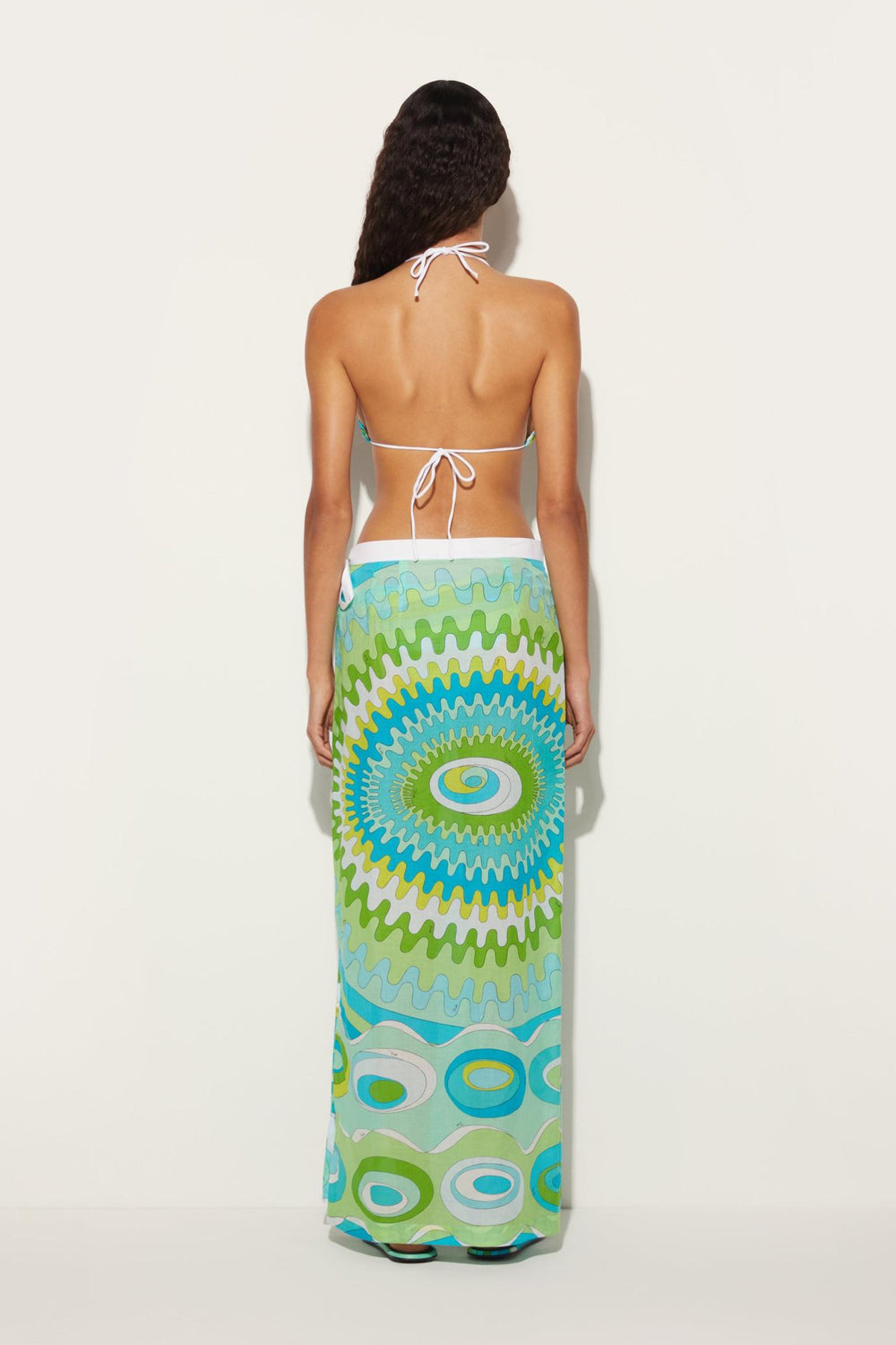 PUCCI Sarong | Women Bersaglio-Print Cotton Long Skirt