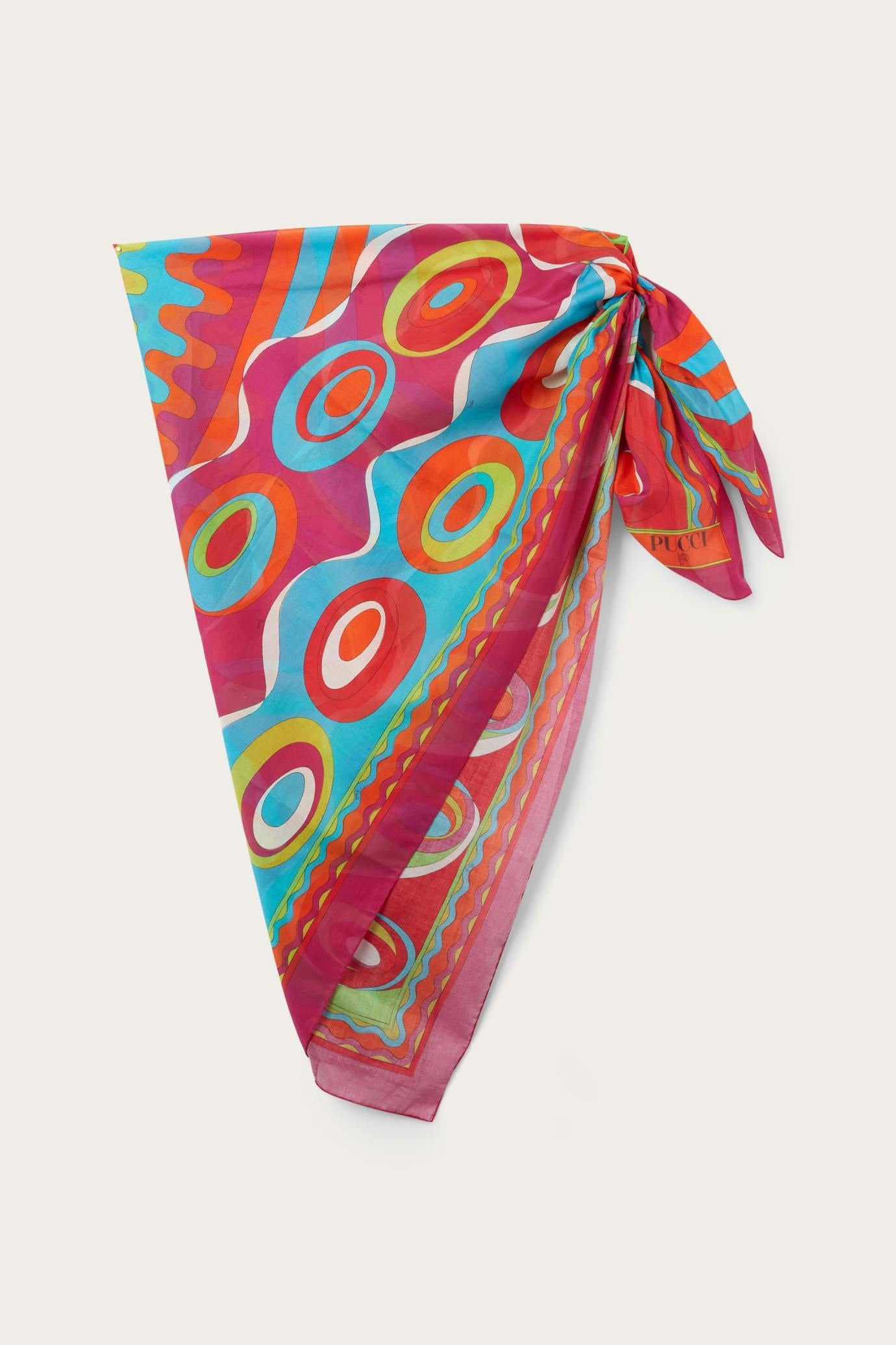 PUCCI Sarong | Women Bersaglio-Print Cotton Sarong