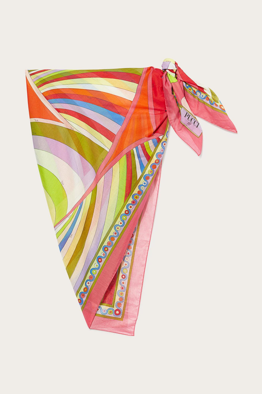 PUCCI Sarong | Women Iride-Print Cotton Pareo