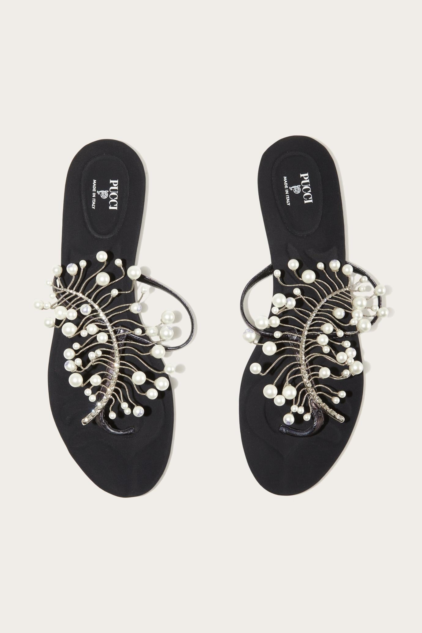 PUCCI Shoes | Women Embellished Sandals