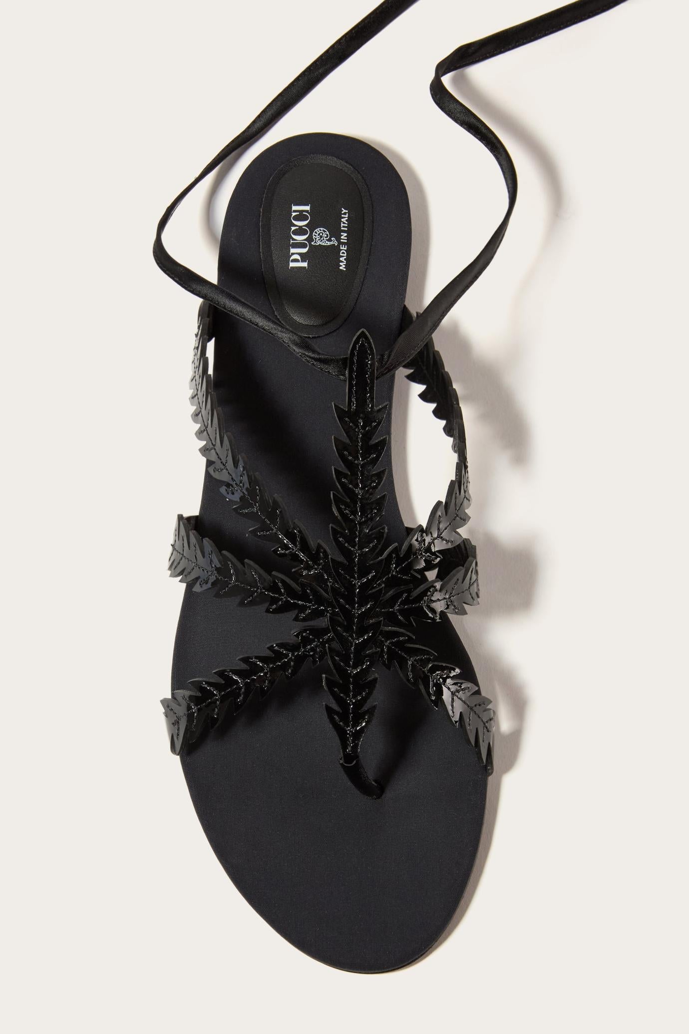 PUCCI Shoes | Women Feather-Embellished Sandals