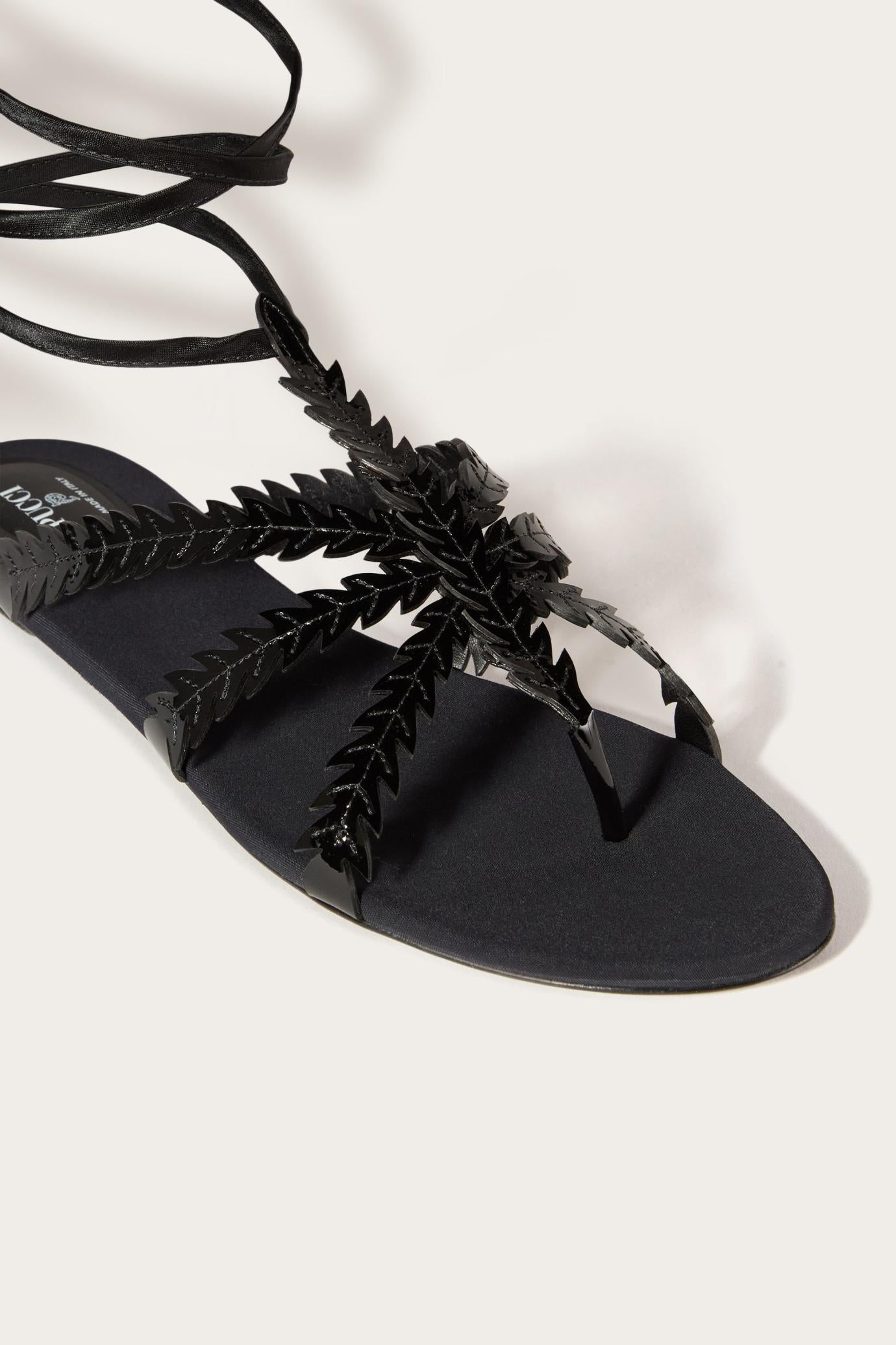 PUCCI Shoes | Women Feather-Embellished Sandals