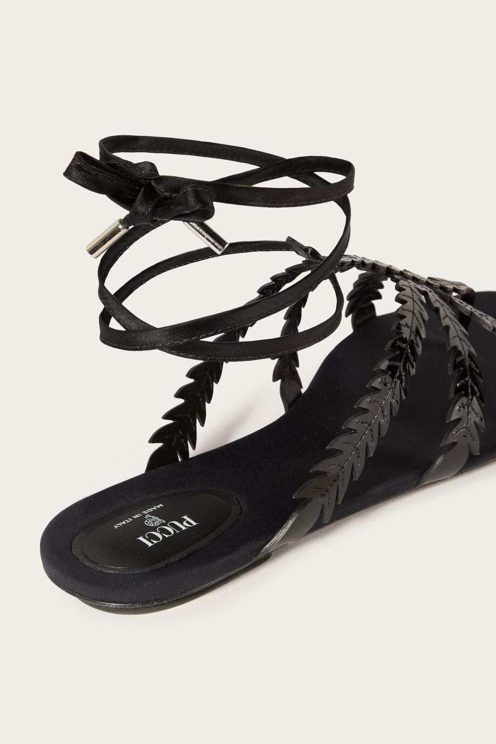 PUCCI Shoes | Women Feather-Embellished Sandals