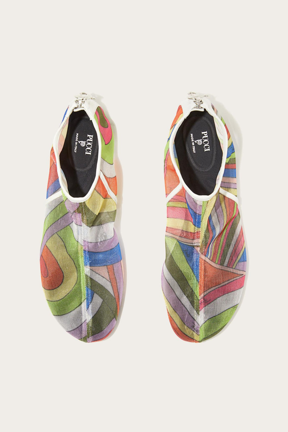 PUCCI Shoes | Women Iride-Print Mesh Flat Shoes