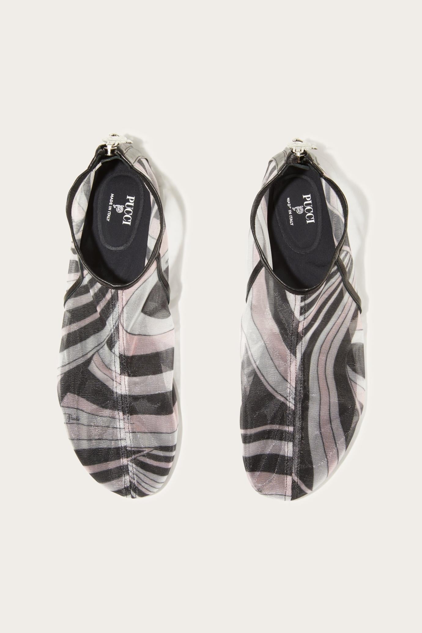 PUCCI Shoes | Women Iride-Print Mesh Flat Shoes