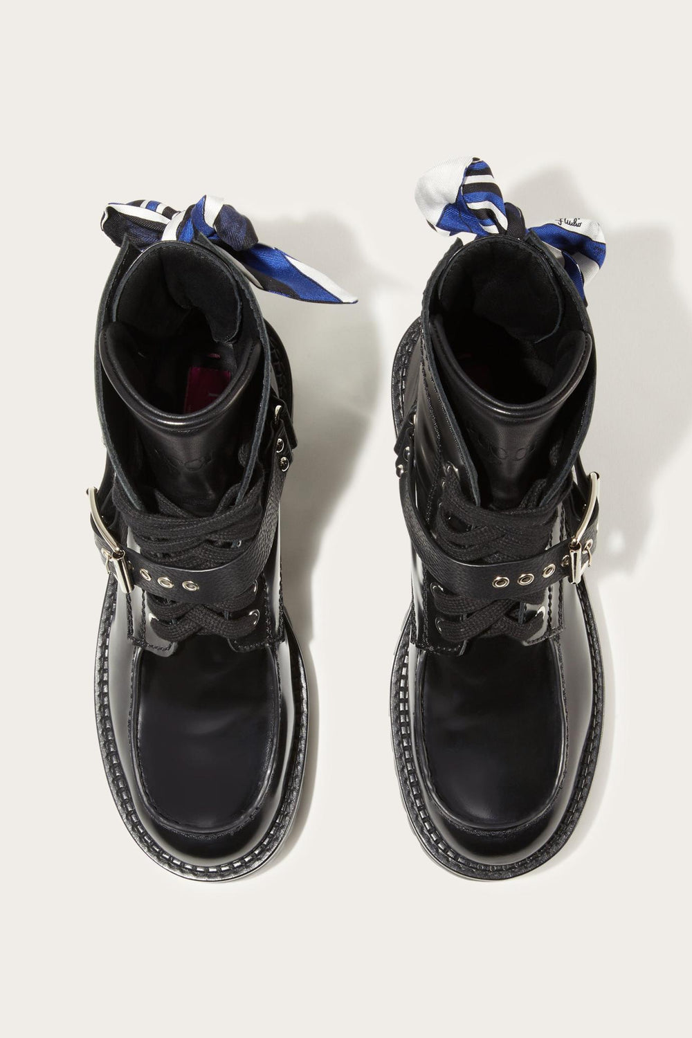 PUCCI Shoes | Women Marmo-Print Leather Boots