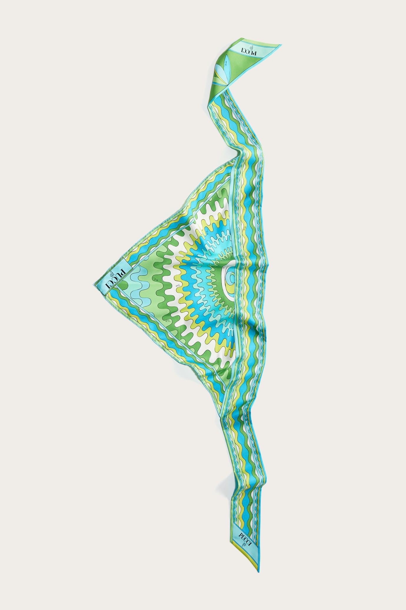 PUCCI Silks | Women Bersaglio-Print Silk-Twill Scarf